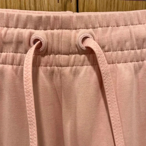 LACOSTE | Ankle-Crop Double-Fleece Joggers | Pink | Size 4 | NWT - Picture 7 of 9